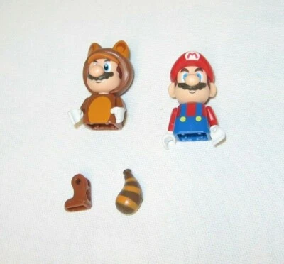 Minifigura Super Mario Brothers MARIO Tanooki Cast Suit 2012 Nintendo Lote COMO ESTÁ Foto 1 de 2