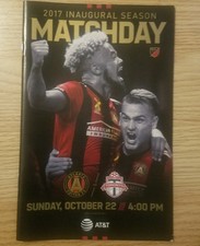 Atlanta United Game Program Anton Walkes Charlotte FC LGP  2017 Inaugural ATL