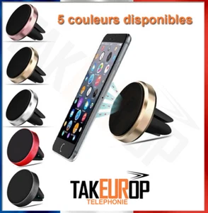 SUPPORT MAGNETIQUE PORTE TELEPHONE VOITURE SMARTPHONE GPS PHONE MP3 - Zdjęcie 1 z 13