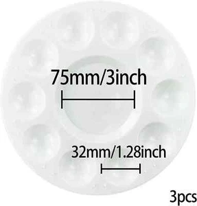palette plastique à peindre pour artiste, débutant, étudiante, Loisirs - Imagen 1 de 7
