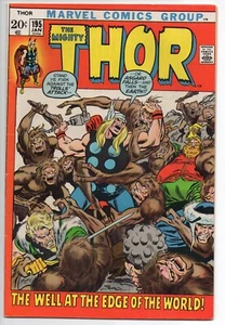 DER MÄCHTIGE THOR Band 1 #195 Januar 1972 MANGOG & TROLLE! Comic Wunderbuch FN/VF - Bild 1 von 5