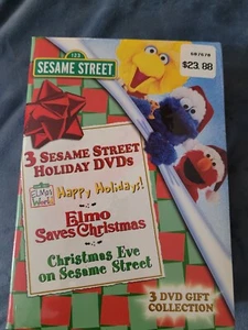 Sesame Street - Holiday 3-Pack (DVD, 2002, 3-Disc Set) BRAND NEW SEALED - Picture 1 of 2