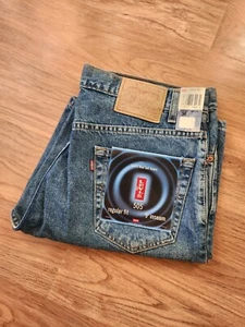 New Vintage 90's Levis 505 Regular Fit 9" Jean Shorts Mens Sz 36 NOS Deadstock - Picture 1 of 8