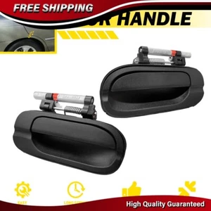 2PCS Rear LH+RH Exterior Door Handle Black Assembly For 2000-2006 Nissan Sentra - Picture 1 of 9
