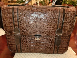 100% Alligator leather Briefcaee - Picture 1 of 7