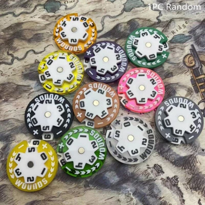 Zähler, rund, 32 mm, Gesundheitsschäden, Wunden, Tracker, Acryl, 0–59 - Bild 1 von 4