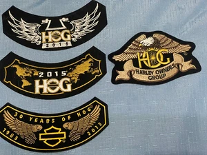 HARLEYDAVIDSON Konvolut 4 HOG Patches - Bild 1 von 5