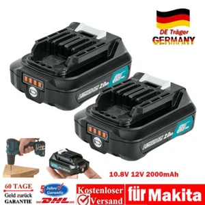 2X Batería de repuesto para Makita 12V 10,8V BL1041B BL1021B BL1040B BL1020 1016 LI CXT - Imagen 1 de 12