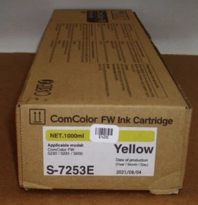 Riso Tinte S-7253E yellow gelb für ComColor FW 5230 5231 5000 8.2021 OVP A - Picture 1 of 2