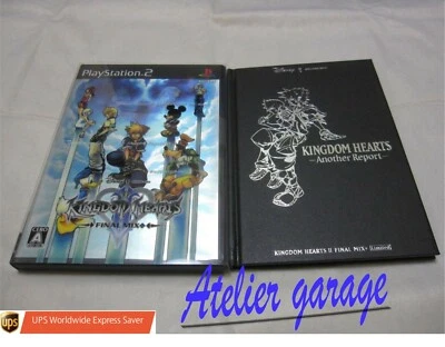 USED S1 PS2 Limited Kingdom Hearts II 2 Final Mix + Another Report Set Japanese - Image 1 of 4