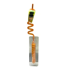 Slurpee Mandarin Orange Flavor Spiral Drinking Straw With Reusable Design - Bild 1 von 3