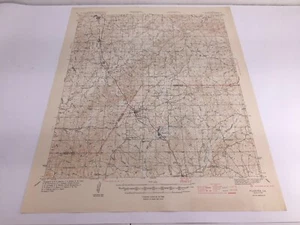 Vintage Florien Louisiana Quadrangle US Geological Survey Map 1944 - Picture 1 of 7