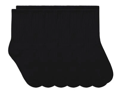 Jefferies Calcetines Niños Uniforme Escolar Algodón Acanalado Vestido Crew Tobillo Niños Calcetines 6P Foto 1 de 3