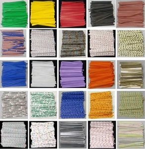 4" Papel Twist Ties Velas Favorecen Bolsas de Plástico para Violonchelo surtido colores 2000 ct. - Imagen 1 de 29