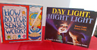 Lot of 2,Scholastic Paperbacks-HowDo Your Senses Work?&Day Light, Night Light