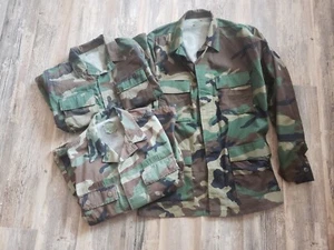 US Army Woodland Camo Combat Uniform Tunic - Picture 1 of 13