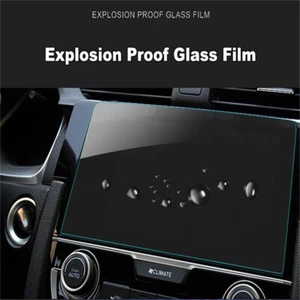 Película protectora de pantalla de vidrio templado de 9"" apta para reproductor GPS de radio de automóvil - Imagen 1 de 11