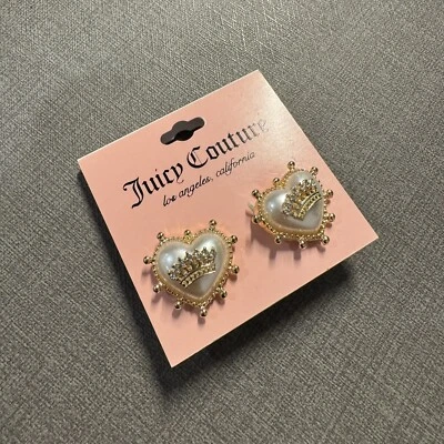 Juicy Couture Stud Heart Fux earrings - Image 1 of 3