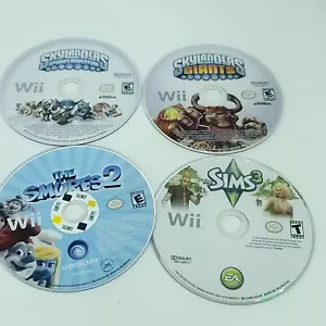 Nintendo Wii Games Lot of 4 Bundle Skylanders Spyro Smurfs 2 Sims 3 - Picture 1 of 5