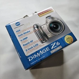 Konica Minolta Dimage Z6 Digital Camera With Original Box And Sd Card - Picture 1 of 8