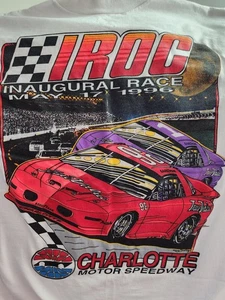 1996 IROC FIREBIRD WHITE XL T-SHIRT CHARLOTTE MOTOR SPEEDWAY 1997 1998 IROCZ  - Bild 1 von 6
