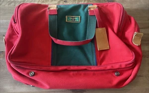 Colours Alexander Julian VTG 90s Canvas Weekender Carry-on Bag Luggage 3-ZIP LG - Picture 1 of 16