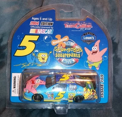 2004 Kyle Bush SpongeBob SquarePants Movie Number #5 LOWE'S Official - Read Desc - Image 1 of 2