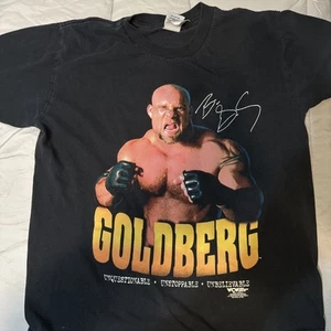 WCW Autographed Bill Goldberg T-Shirt (1998) Youth XL - Picture 1 of 3