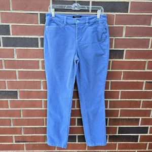 Talbots Petites einfach schmeichelnde Cordjeans blau Gr. 8P gerades Bein - Bild 1 von 9
