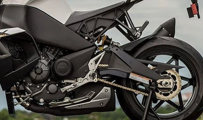 Kit de proteção contra arranhões Eazi-Grip preto EBR 1190RS 2014 - 2025 - Imagem 1 de 3