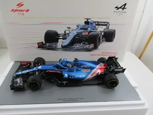 18S580- ALPINE A521 #14 Alpine F1 Team GP Bahrain 2021 F.Alonso SPARK 1/18 - Picture 1 of 11