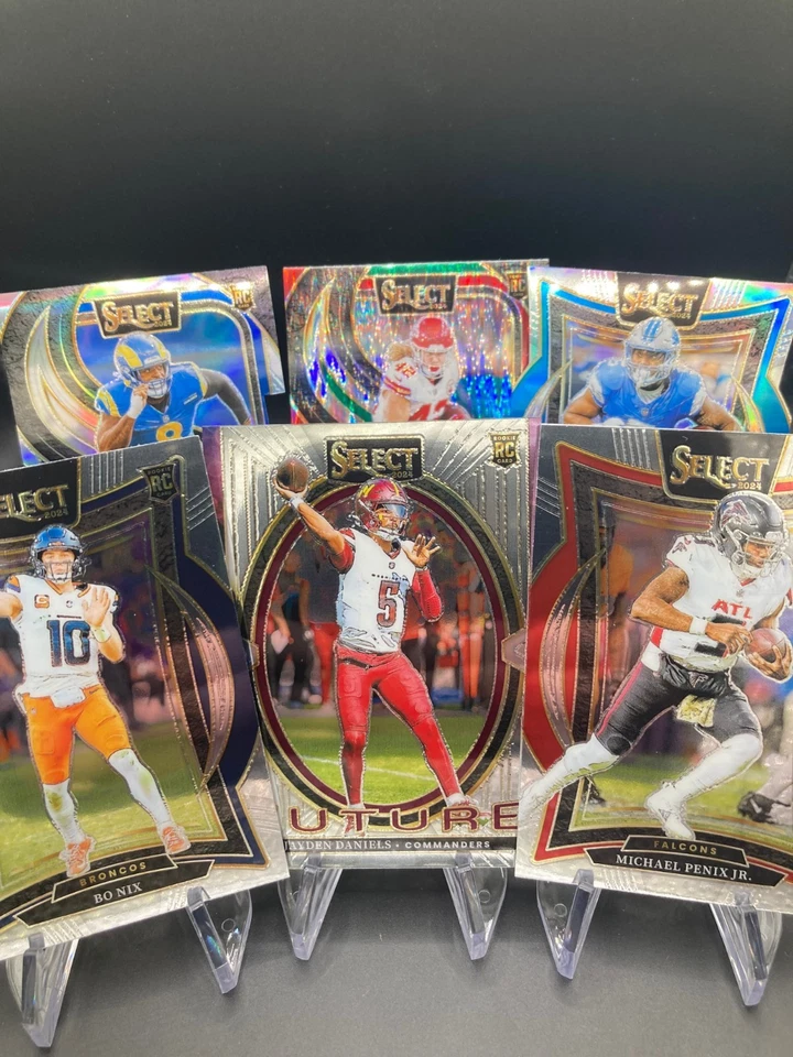 2024 Panini Select Football- Rookies & Vets - RED BLUE Prizm Combine Shipping! - Image 1 of 1