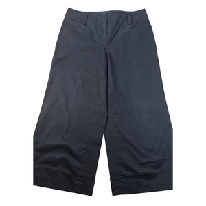 Saks 5th Ave schwarz weites Bein Tasche Crop Capri Hose Karriere Business Freizeit 4 - Bild 1 von 9