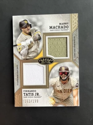 Tier One Fernando Tatis And Manny Machado Patch /199 - Image 1 of 2