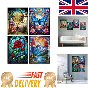 Anfängerfreundliches 5D Diamond Painting Set - Kunstvolles Rose Bastelset für Zuhause - Bild 1 von 10