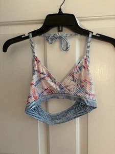 Athleta Girl BluePrint Reversible Bikini Top, No Tag, Presumed Girls Sz 8-10** - Picture 1 of 6