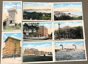 # T5862   BURLINGTON,  VT.    POSTCARD LOT,   8  DIF. CARDS - Picture 1 of 2