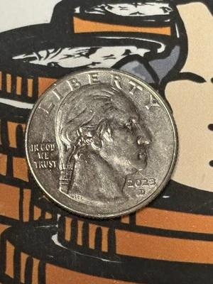 2023-P Jovita Idar Quarter 'In Cod We Trust' Error Coin Denver Mint - Image 1 of 3