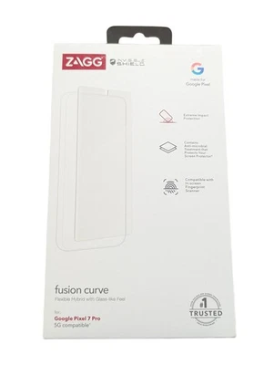 Z5N ZAGG Invisibleshield Fusion Curve Screen Protector Google Pixel 7 Pro Clear - Image 1 of 2