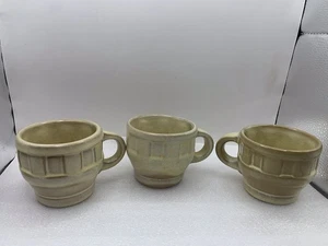 Frankoma Pottery Mugs Wagon Wheel Desert 94C Set of 3 - Picture 1 of 6