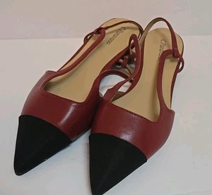 Ballerine donna nuove ROSSO nere C. Paravano taglia 10,5 - Foto 1 di 4