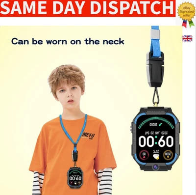 Kids Smart Watch Dual Camera Gps Tracker 4G Emergency Button Waterproof AI Voice - Image 1 of 4