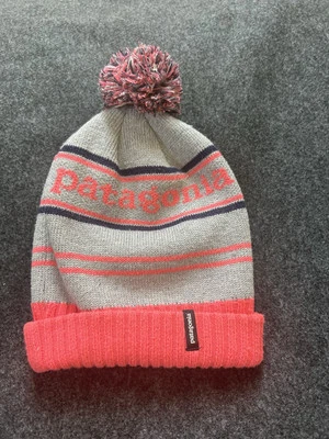 Patagonia Powder Town Gorro Gris Coral Rosa Pom Sombrero Talla Única Unisex Adulto Foto 1 de 4