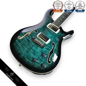 Paul Reed Smith SE Hollowbody II Piezo Peachock Blue Electric Guitar - Picture 1 of 6