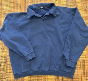 Herren Poloshirt Vintage Nike Golf Blau XL Langarm - Bild 1 von 13