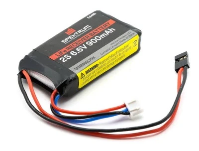 Spektrum 900mah 900 2S 6.6v LIFE Li-Fe RC Airplane Receiver Battery SPMB900LFRX - Image 1 of 4