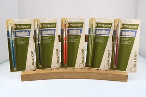 Bolígrafos vintage NOS Platignum Newline, 5 acabados diferentes, vendedor del Reino Unido - Imagen 1 de 11