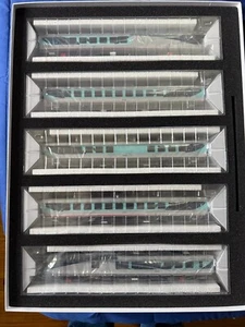 Rapido HO SCALE PASSENGER CAR AMTRAK PHV RTL TURBOLINER 5 CAR SET DCC RDY - Picture 1 of 3