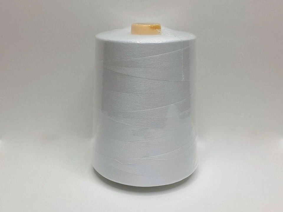1 Pc .All Purpose Polyester Sewing Thread, 12,000 yards, Tex 27, White - Image 1 of 1