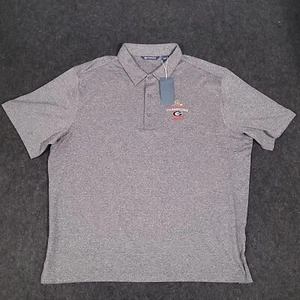 Polo uomo Cutter And Buck Georgia Bulldogs 2XL grigia manica corta elasticizzata - Foto 1 di 16